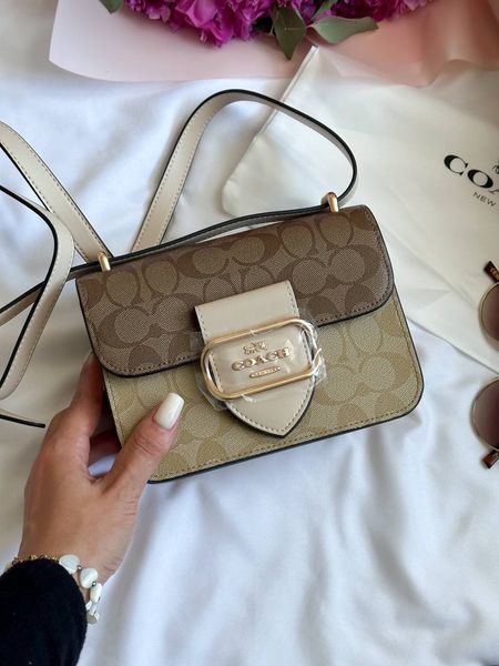 Coach Morgan Shoulder Bag Mini Milk магнітна коробка pr2228 фото