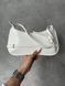 Jacquemus Le Bisou Ceinture Leather Shoulder Bag in WHITE J09903 фото 13