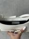 Jacquemus Le Bisou Ceinture Leather Shoulder Bag in WHITE J09903 фото 16