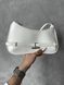 Jacquemus Le Bisou Ceinture Leather Shoulder Bag in WHITE J09903 фото 15