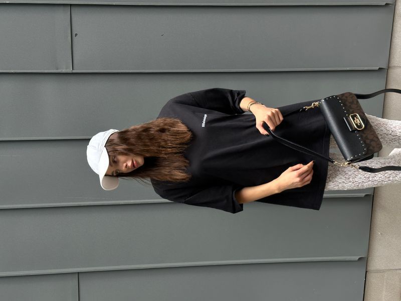 Morgan Crossbody In Colorblock Signature Canvas With Rivets pr23334 фото