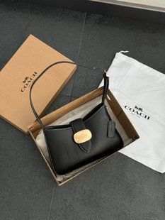 Coach Eliza Shoulder Bag In Black [крафтова коробка] co9102 фото