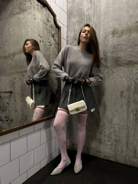 Celine Teen Triomphe Bag Cream in Shiny Calfskin PREMIUM [оригінальна коробка] pr02420 фото