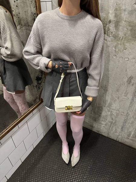 Celine Teen Triomphe Bag Cream in Shiny Calfskin PREMIUM [оригінальна коробка] pr02420 фото