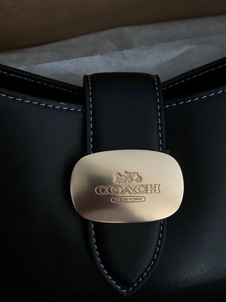 Coach Eliza Shoulder Bag In Black [крафтова коробка] co9102 фото