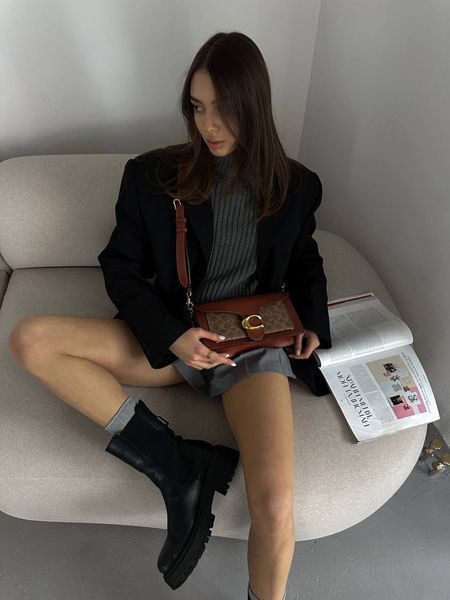 Сoach Tabby Shoulder Bag Signature Canvas Brown/Beige[крафтова коробка] pr10012 фото