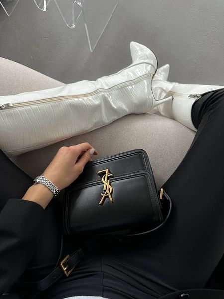 Yves Saint Laurent Solferino Black/Gold Оригінальна коробка!! pr0032 фото