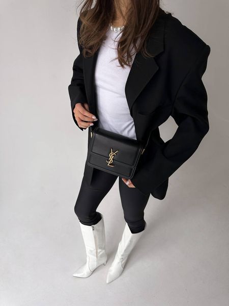 Yves Saint Laurent Solferino Black/Gold Оригінальна коробка!! pr0032 фото