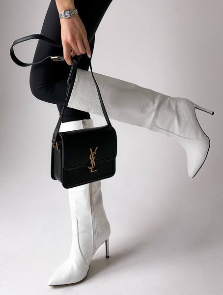 Yves Saint Laurent Solferino Black/Gold Оригінальна коробка!! pr0032 фото
