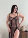 Довга напівпрозора сукня-білизна  для дівчат PLUS SIZE DO3974 фото 3