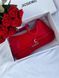 Jacquemus Le Bisou Ceinture Leather Shoulder Bag in Red J09902 фото 4