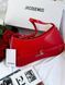 Jacquemus Le Bisou Ceinture Leather Shoulder Bag in Red J09902 фото 10