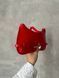 Jacquemus Le Bisou Ceinture Leather Shoulder Bag in Red J09902 фото 17