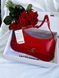 Jacquemus Le Bisou Ceinture Leather Shoulder Bag in Red J09902 фото 3
