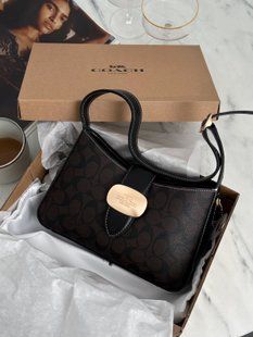 Coach Eliza Shoulder Bag In Signature Canvas [крафтова коробка] co9103 фото