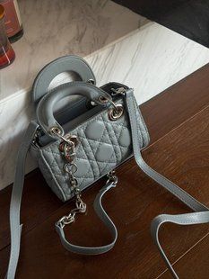 Dior Lady D-Joy Small Bag Grey [оригінальна коробка] pr01279 фото