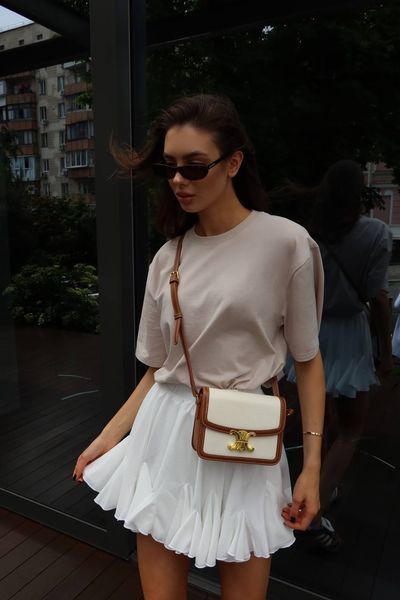 Celine Small Boston Cuir Triomphe in Textile and Calfskin PREMIUM [звичайна брендована коробка] pr0037 фото