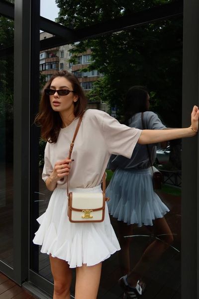 Celine Small Boston Cuir Triomphe in Textile and Calfskin PREMIUM [звичайна брендована коробка] pr0037 фото