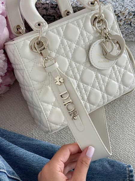 Christian Dior Small Lady Dior My ABCDIOR Bag Milk [оригінальна коробка] pr01269 фото