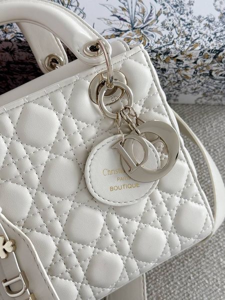 Christian Dior Small Lady Dior My ABCDIOR Bag Milk [оригінальна коробка] pr01269 фото