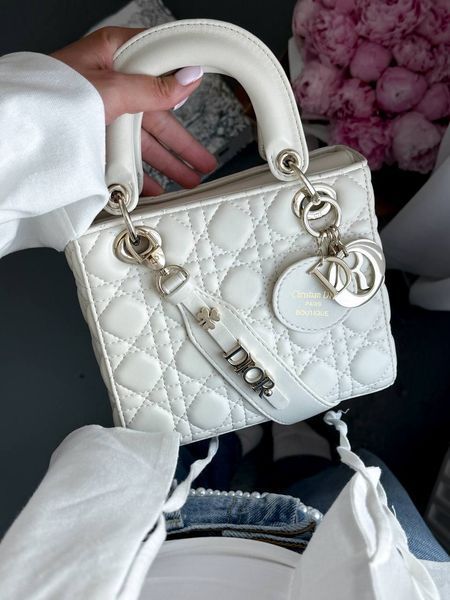 Christian Dior Small Lady Dior My ABCDIOR Bag Milk [оригінальна коробка] pr01269 фото