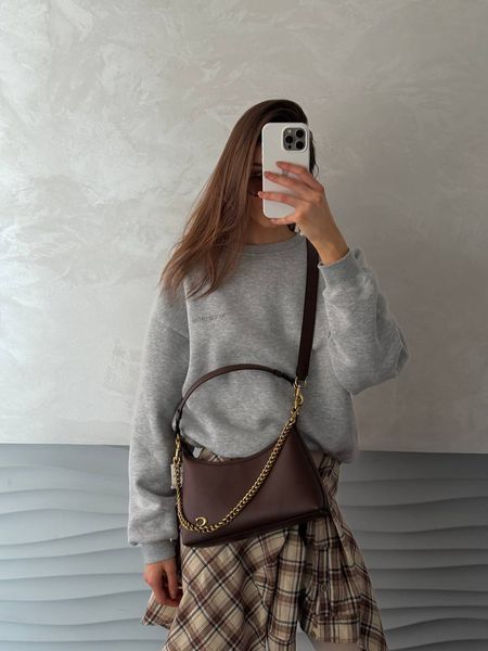 Сoach Juliet Shoulder Bag Brown [оригінальна коробка] pr01991 фото