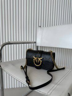 Pinko Love Mini Icon New Monogram Black/Gold [оригінальна коробка] pr10243 фото