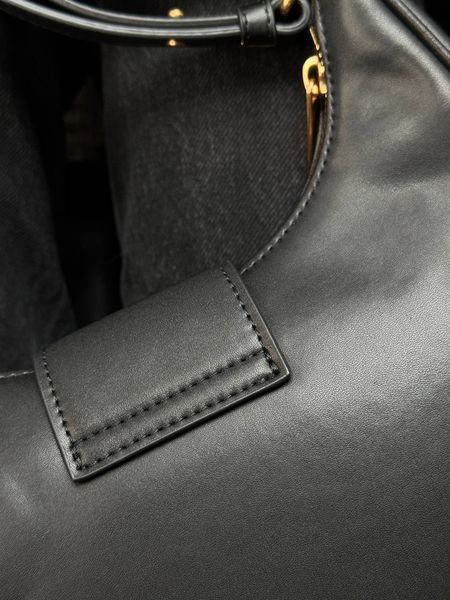 Celine Medium Tilly Bag in Shiny Calfskin Black PREMIUM [оригінальна брендована коробка] pr00049 фото