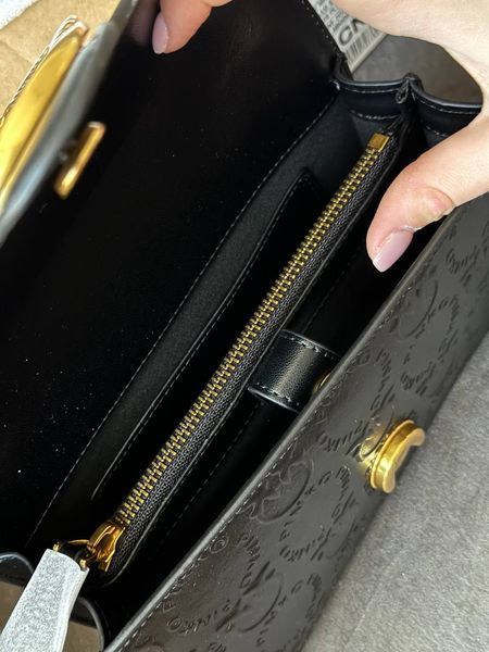 Pinko Love Mini Icon New Monogram Black/Gold [оригінальна коробка] pr10243 фото