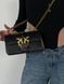 Pinko Love Mini Icon New Monogram Black/Gold [оригінальна коробка] pr10243 фото 12
