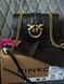 Pinko Love Mini Icon New Monogram Black/Gold [оригінальна коробка] pr10243 фото 2