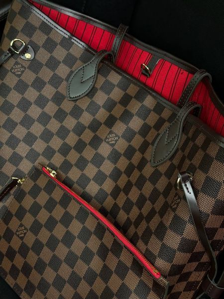 Louis Vuitton Neverfull MM Damier Ebene [Магнітна коробка] pr01291 фото