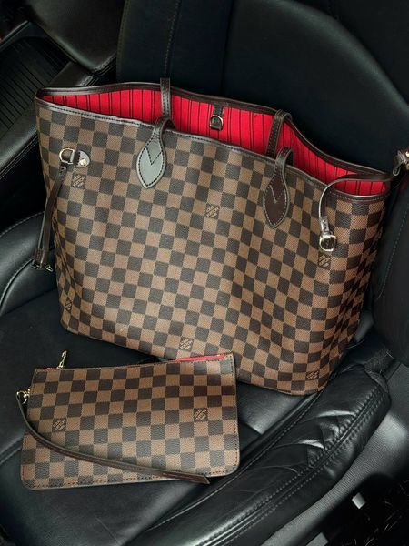 Louis Vuitton Neverfull MM Damier Ebene [Магнітна коробка] pr01291 фото