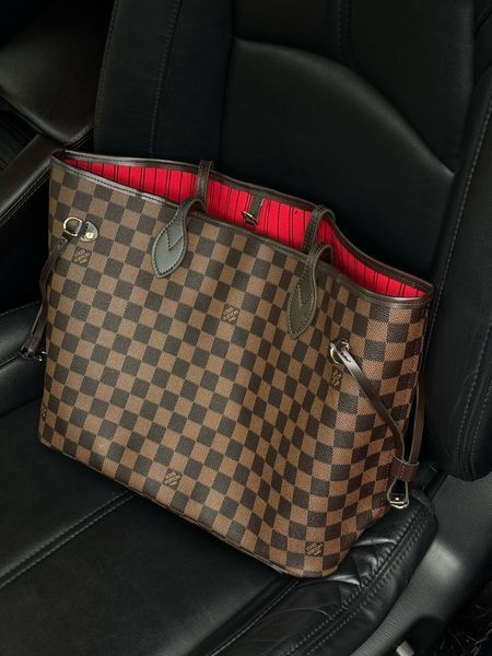 Louis Vuitton Neverfull MM Damier Ebene [Магнітна коробка] pr01291 фото