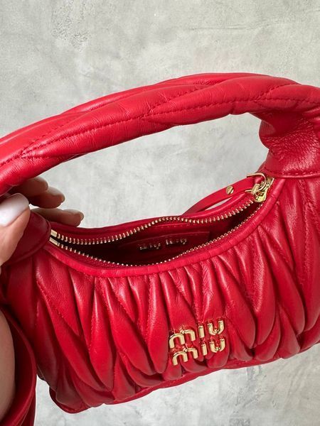 Miu Miu Wander Matelass&eacute;. Red [оригінальна брендована коробка] miu2004 фото
