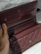 Chanel Caviar Quilted Wallet on Chain WOC Burgundy/Silver Коробка магніт pr22830 фото 9