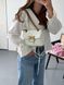 Pinko Love Bag Puff Butterfly Quilt White/Gold [оригінальна коробка] pink1011 фото 13