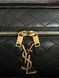 Saint Laurent Gaby Vanity Leather Shoulder Bag Black Гладка шкіра pr7009 фото 28