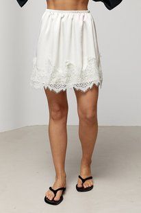 Спідниця Satin Lace Mini 6816 фото