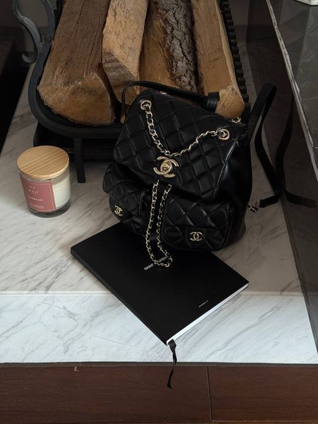 Chanel Two-Pocket Duma Backpack Black Магнітна Коробка pr3797 фото