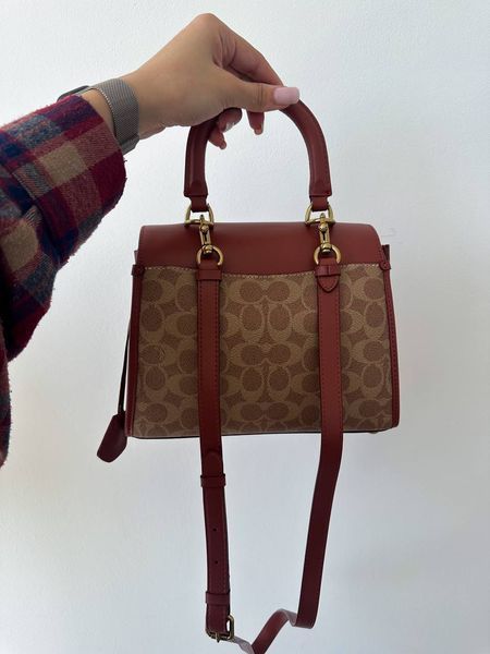 Coach Morgan Top Handle In Signature Canvas Brown [крафтова коробка] ch5017 фото