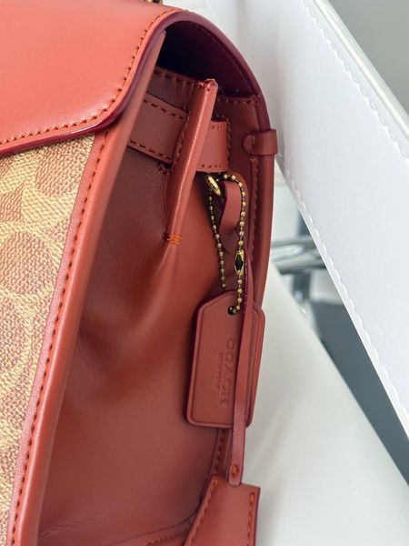 Coach Morgan Top Handle In Signature Canvas Brown [крафтова коробка] ch5017 фото