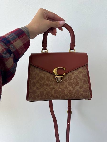 Coach Morgan Top Handle In Signature Canvas Brown [крафтова коробка] ch5017 фото