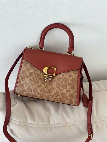 Coach Morgan Top Handle In Signature Canvas Brown [крафтова коробка] ch5017 фото