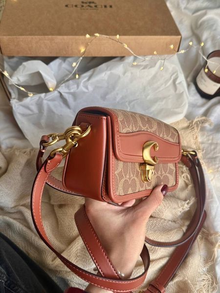 Coach Studio Shoulder Bag In Signature Canvas Brown [крафт коробка] pr0090 фото