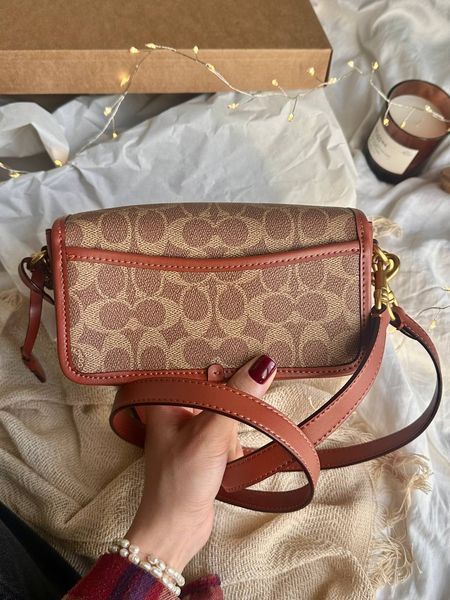 Coach Studio Shoulder Bag In Signature Canvas Brown [крафт коробка] pr0090 фото