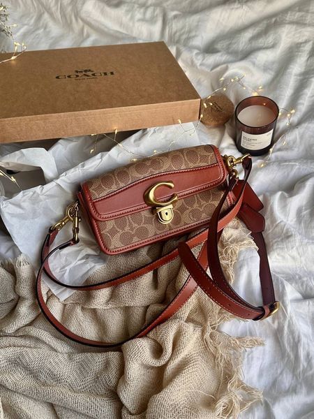 Coach Studio Shoulder Bag In Signature Canvas Brown [крафт коробка] pr0090 фото