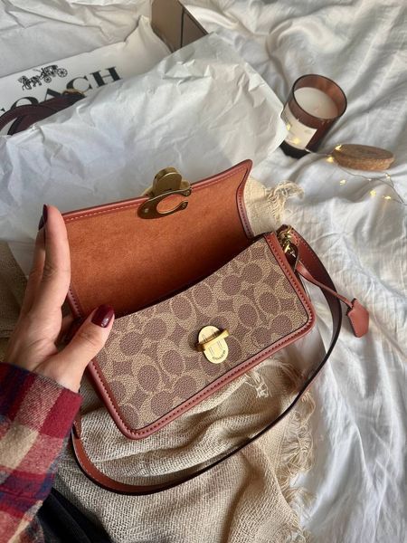 Coach Studio Shoulder Bag In Signature Canvas Brown [крафт коробка] pr0090 фото