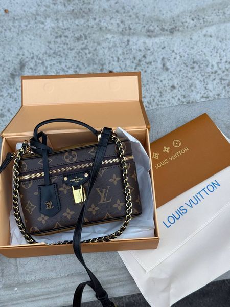 Louis Vuitton Vanity PM Bag Monogram Reverse Coated Canvas Calf [магнітна коробка] pr00759 фото