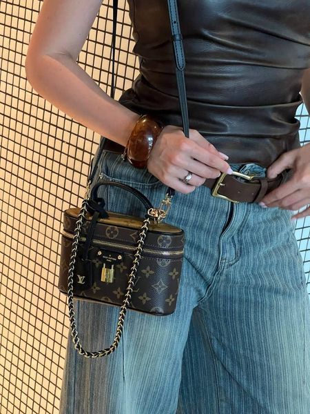 Louis Vuitton Vanity PM Bag Monogram Reverse Coated Canvas Calf [магнітна коробка] pr00759 фото